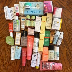36 piece ULTA Samples Peach & Lily, PTR, Byoma and more
